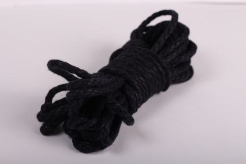 black hemp rope for rope bondage