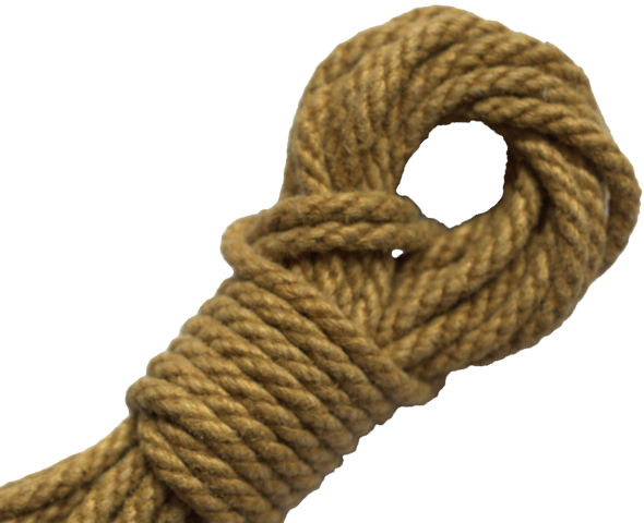 gold hemp rope for rope bondage