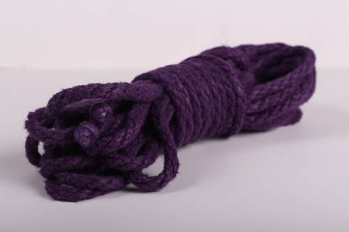 purple hemp rope for rope bondage