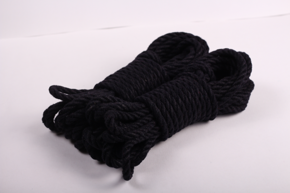 black jute rope for rope bondage