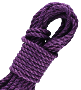 Buy purple rope for rope bondage