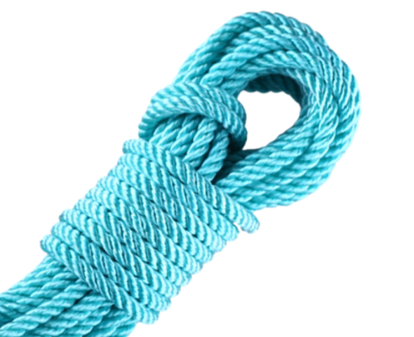 turquoise nylon rope for rope bondage