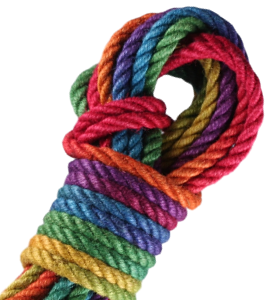 Buy rainbow jute for rope bondage.