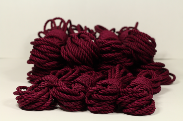 amethyst jute rope for rope bondage