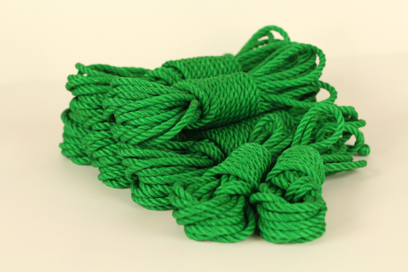 emerald jute rope for rope bondage