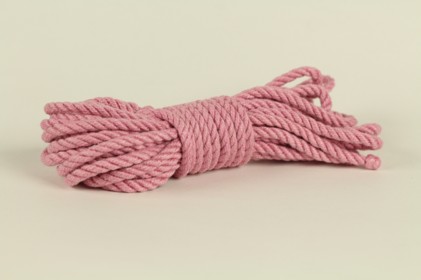 pink jute rope for rope bondage