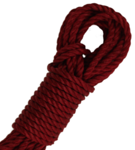 Buy burgundy rope for rope bondage