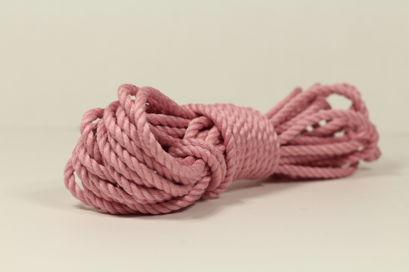 pink shibari_jute rope for rope bondage