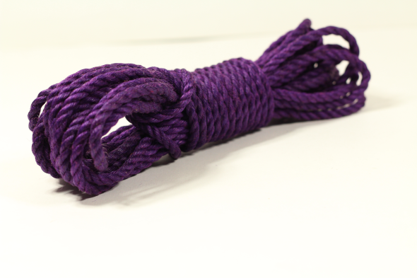 purple shibari_jute rope for rope bondage