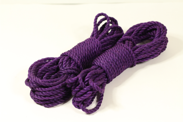 purple shibari_jute rope for rope bondage